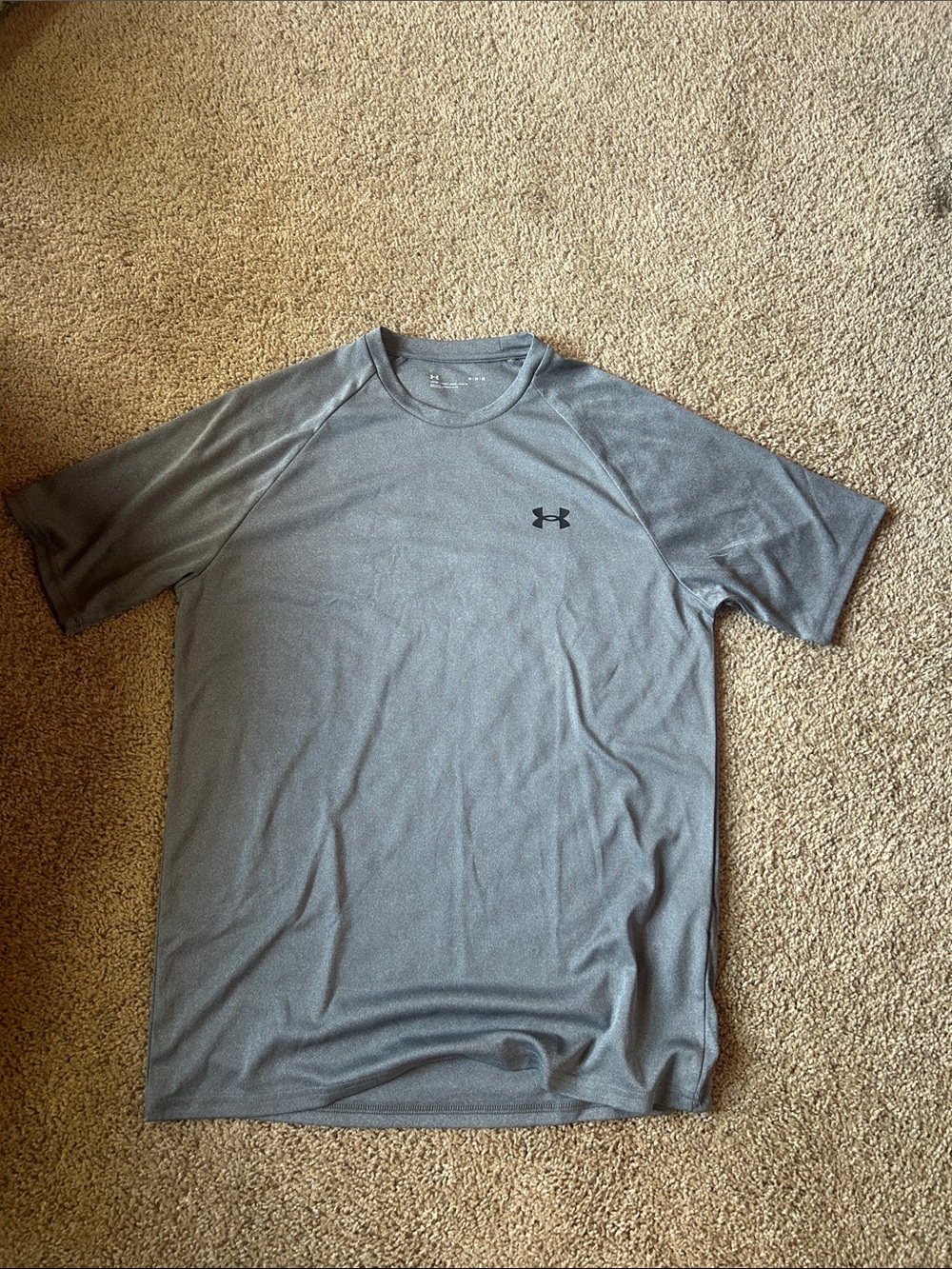 Under Armour Men's Charcoal Gray Short Sleeve Performance Tee